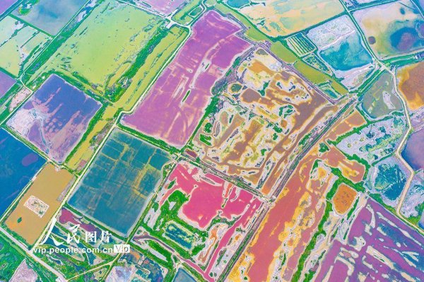 三羊财务 山西运城：盐湖色彩斑斓